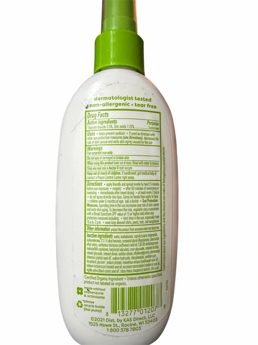 Bsbyganics babyganics spf